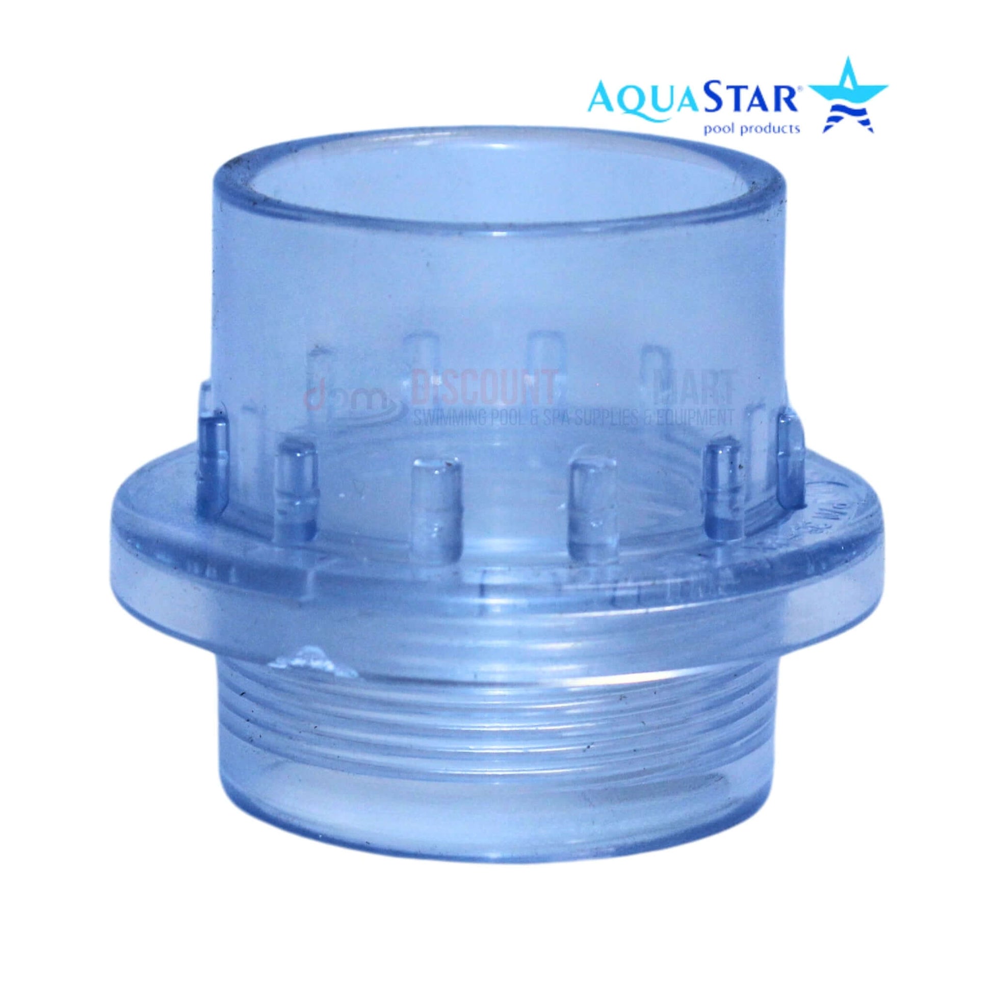 AquaStar Light Niche Return Fitting for 1.5" Pipe, UV-resistant ABS, SKU 3600, by Discount Pool Mart DPM.