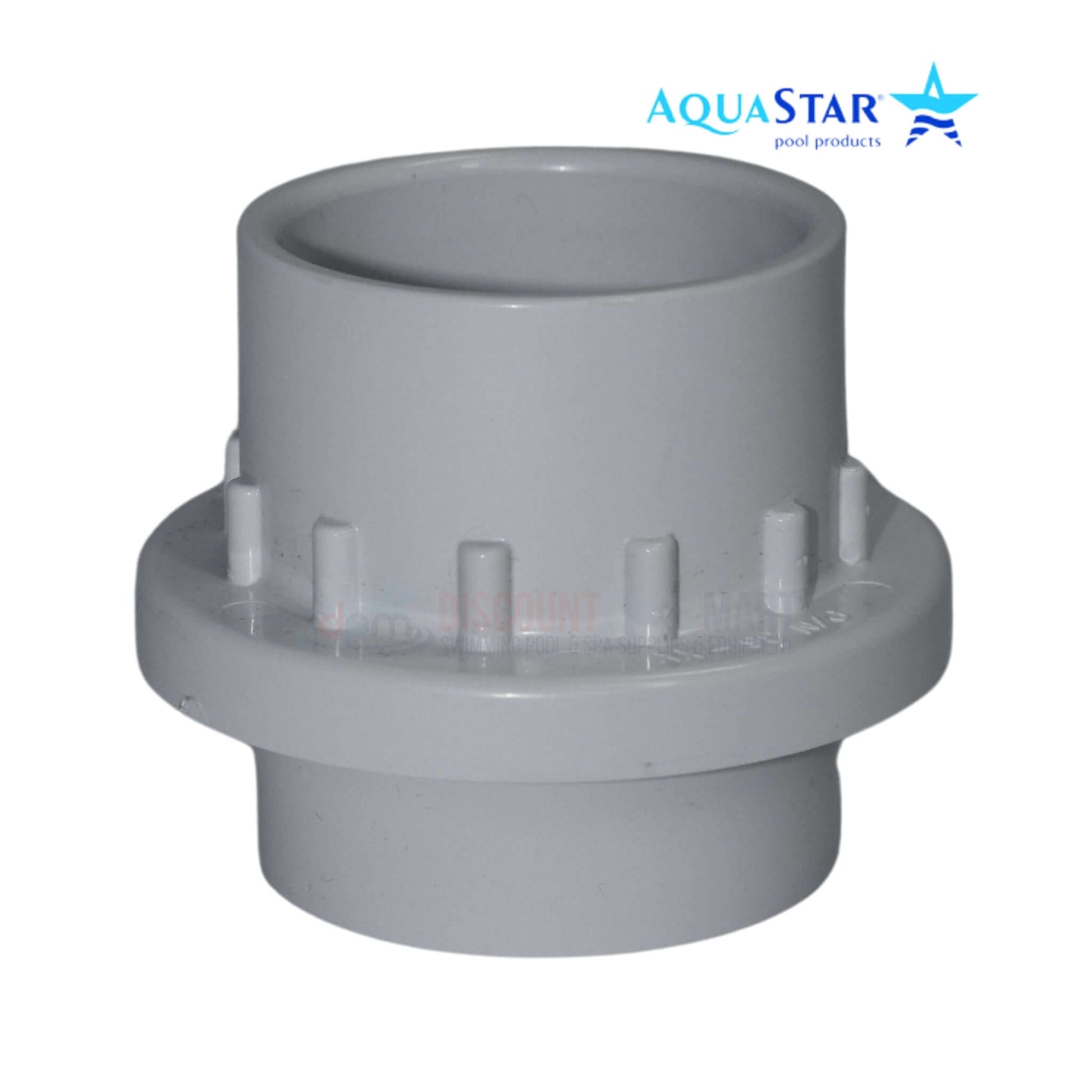 AquaStar Light Niche Return Fitting for 1.5" Pipe in Gray - SKU 3603 | Discount Pool Mart DPM