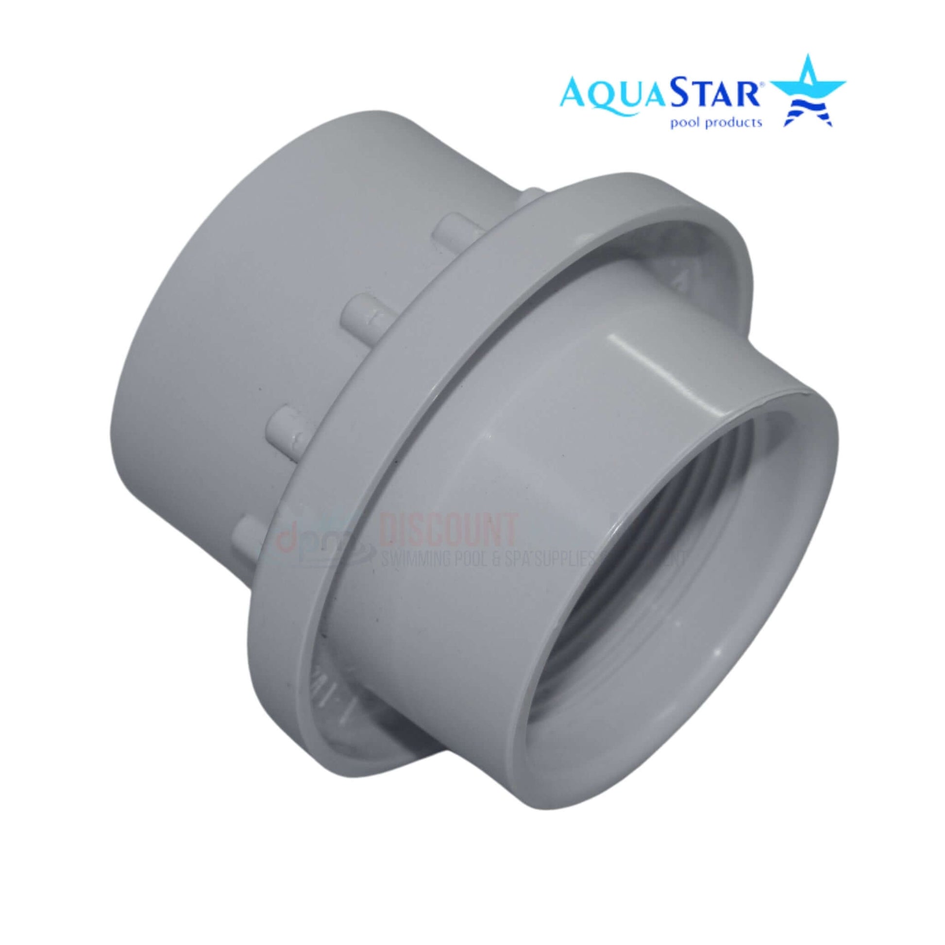 AquaStar Light Niche Return Fitting for 1.5" Pipe in Gray, SKU 3603, Discount Pool Mart DPM.