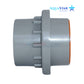 AquaStar Light Niche Return Fitting with Plaster Shield Cap for 1.5" pipe. SKU: 3603-CS. Available at Discount Pool Mart DPM.