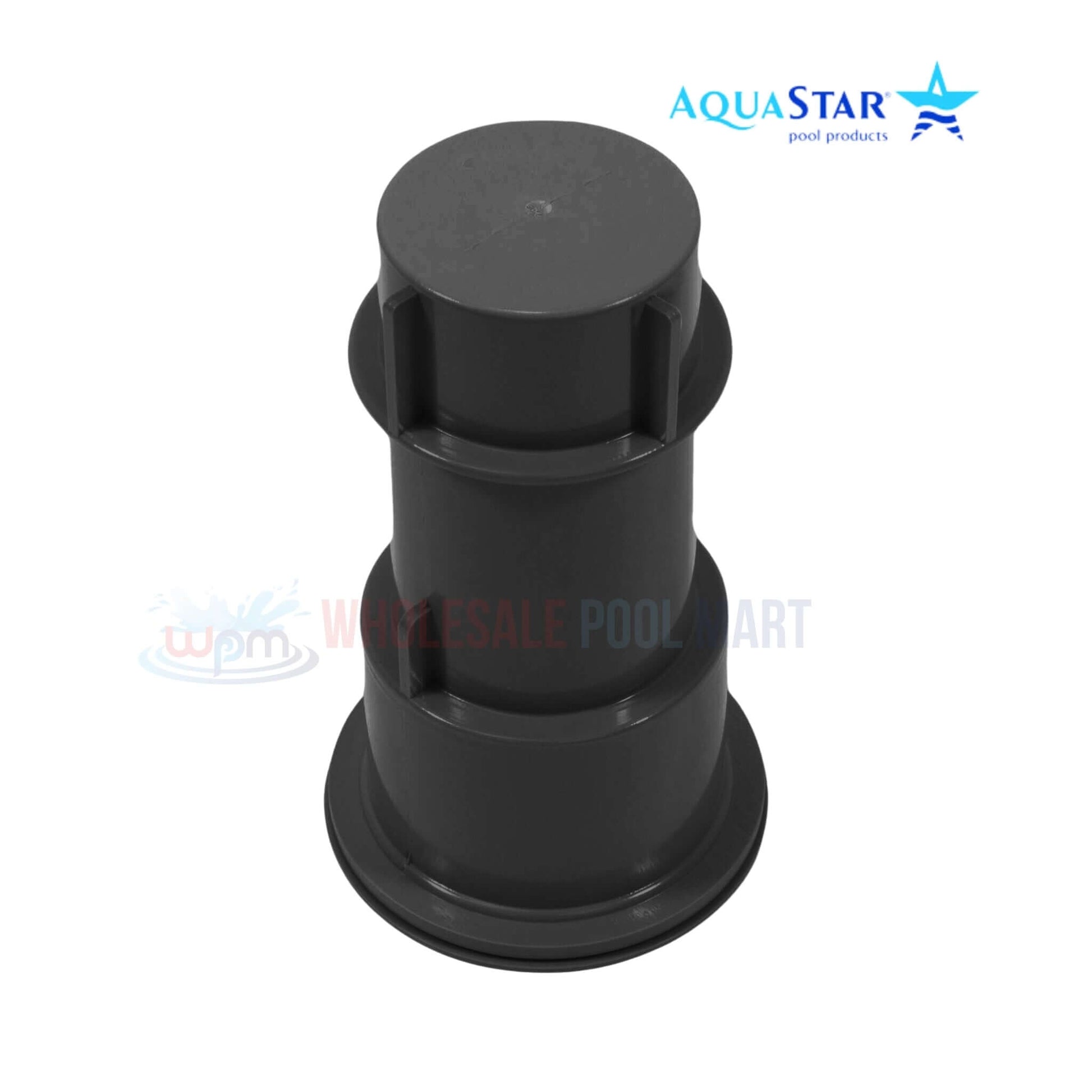 AquaStar Umbrella Stand with Sleeve and Center Cap SMUS102, Black, 5" for pool use, from Discount Pool Mart DPM.