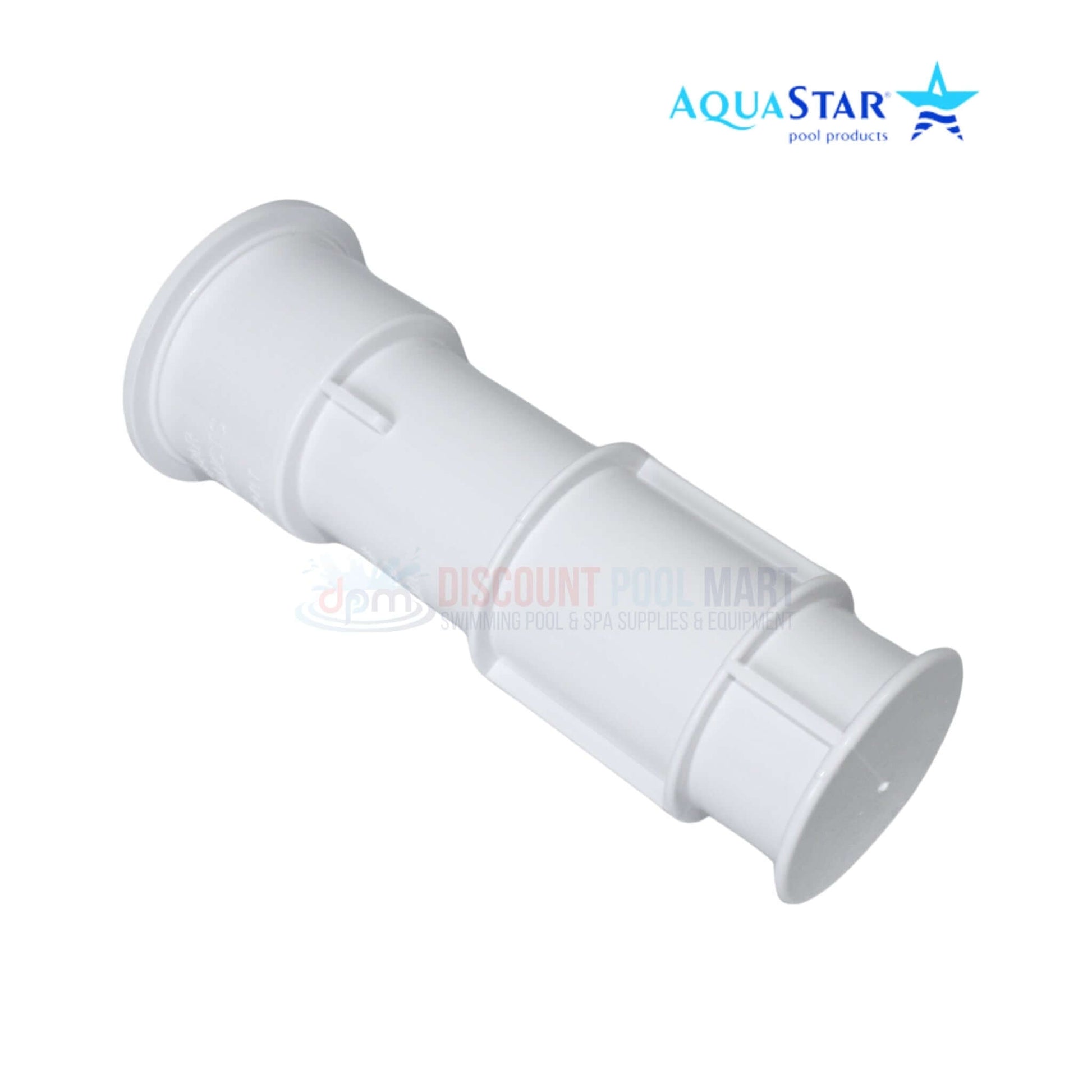 AquaStar Umbrella Stand Sleeve Center Cap in white from Discount Pool Mart DPM. Durable UV-resistant ABS polymer.