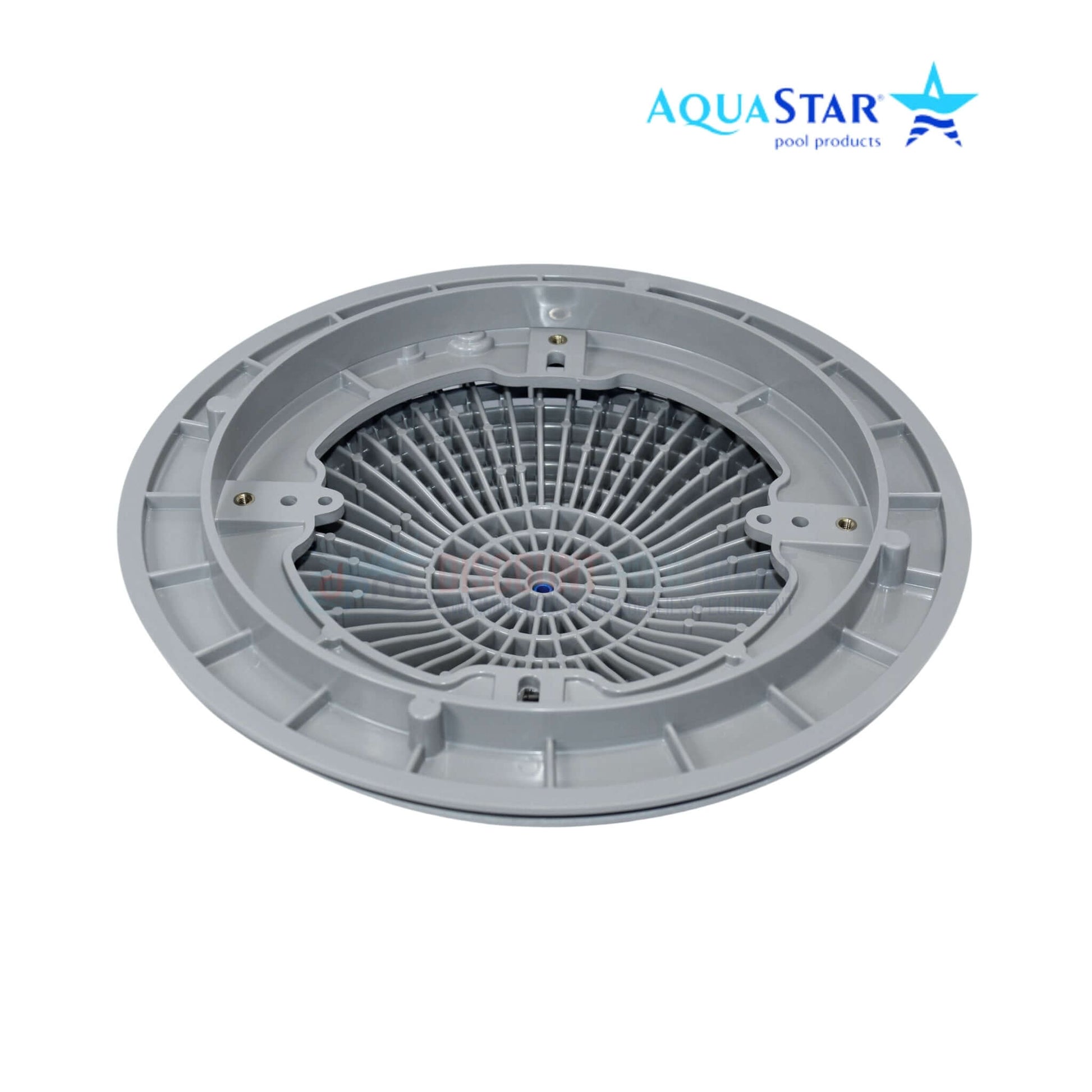 AquaStar 10" Round Main Drain Cover Grate A10RCFR103 from Discount Pool Mart DPM, UV-resistant engineered polymer.