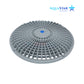 AquaStar 10" Round Main Drain Cover Grate for pools, UV-resistant, fits 10" frames, SKU A10RCFR103 - Discount Pool Mart DPM