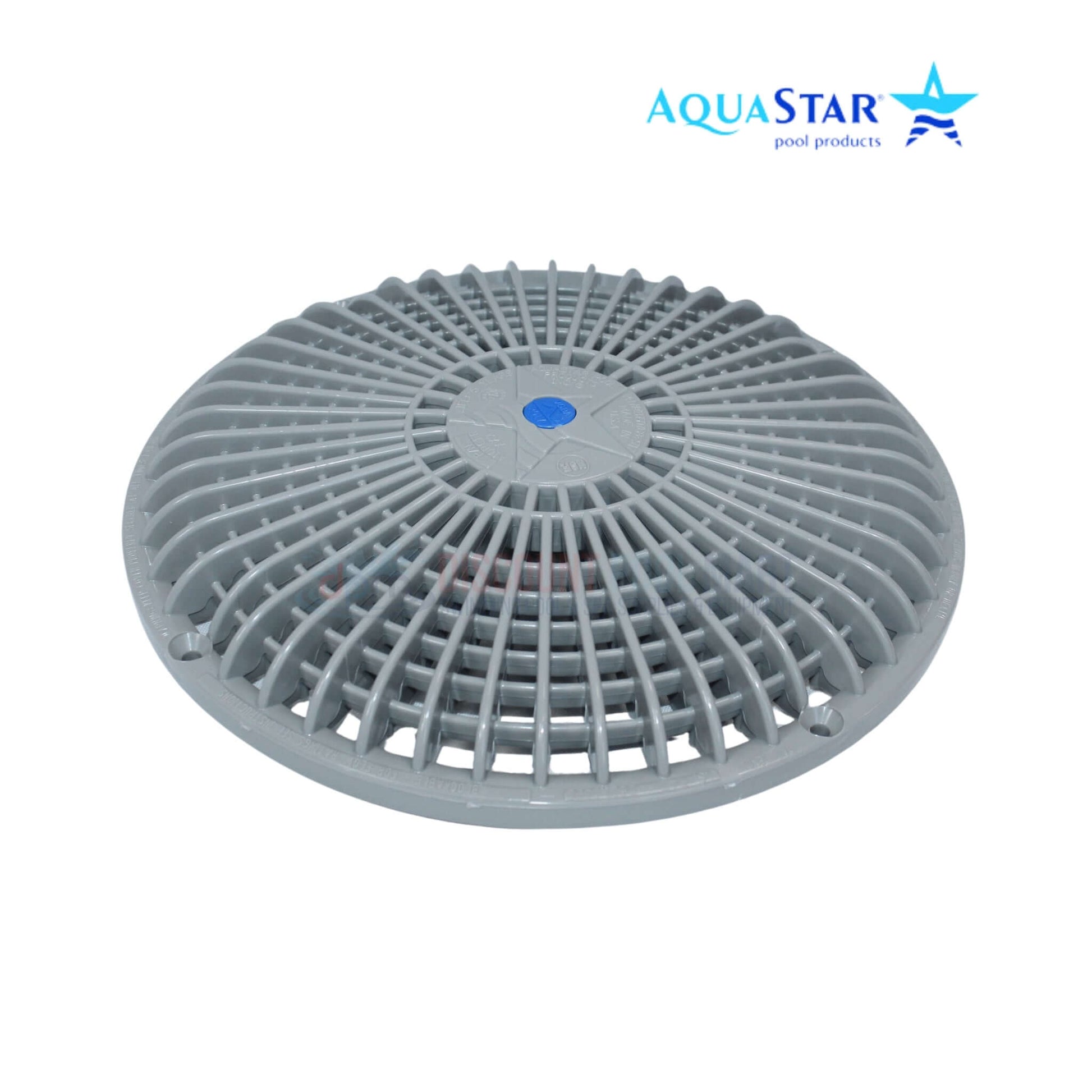 AquaStar 10" Round Main Drain Cover Grate for pools, UV-resistant, fits 10" frames, SKU A10RCFR103 - Discount Pool Mart DPM