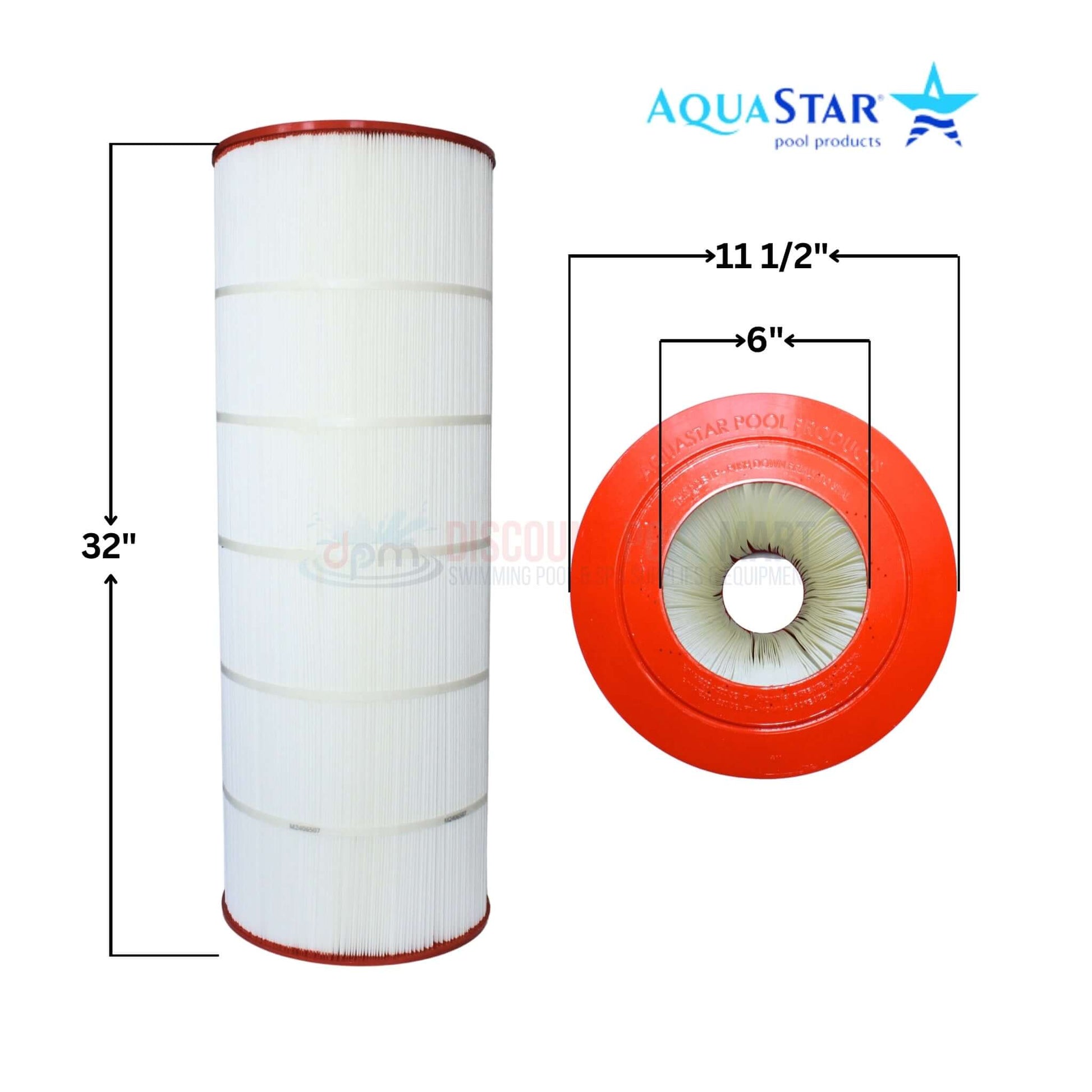 AquaStar PF35000 Cartridge for PLF35000 Filter System, 32" tall, ideal for pools, discounts at Discount Pool Mart DPM.
