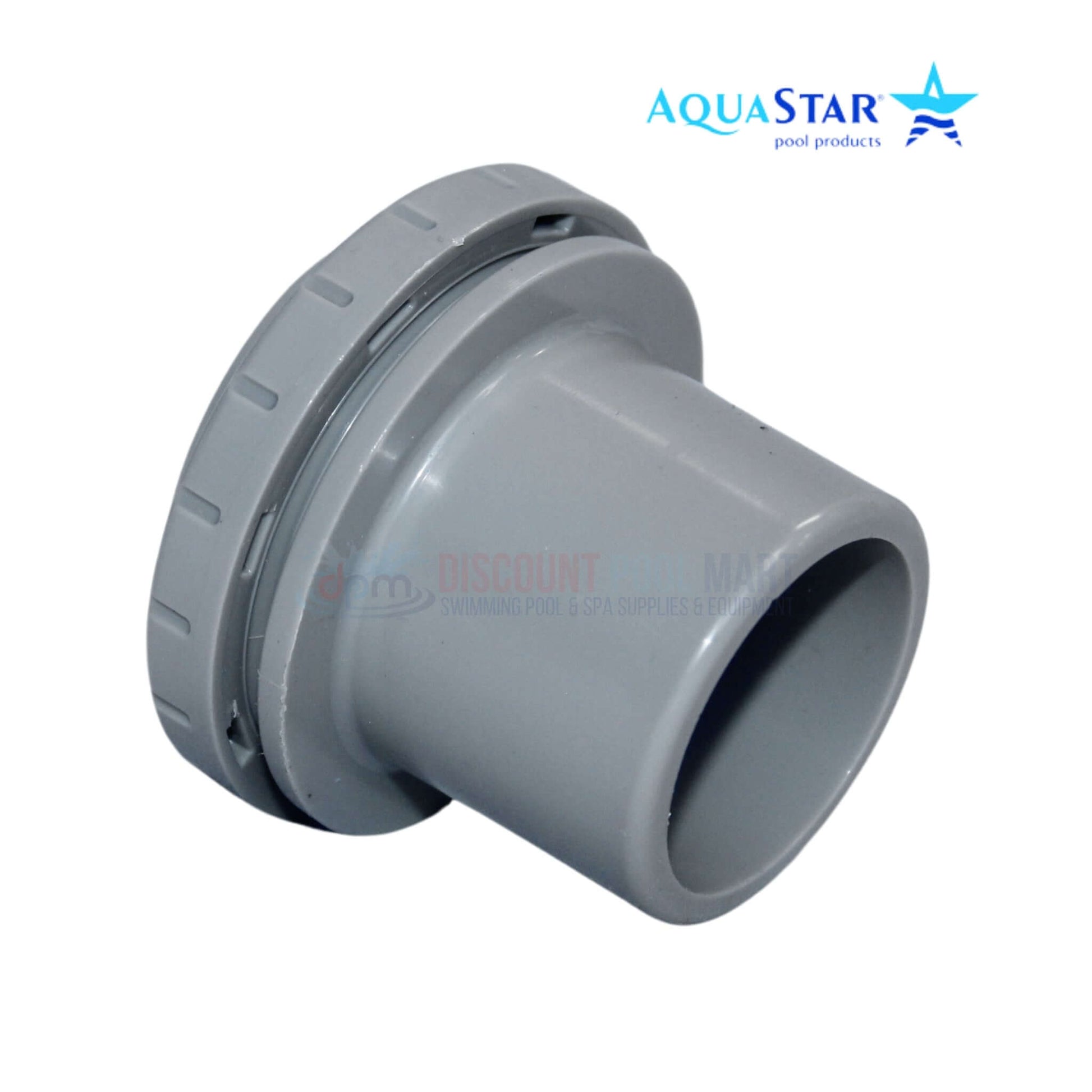 AquaStar Directional Eyeball Fitting 1.5" MPT 0.75" Eye Gray DPM 8203 for swimming pool water control.