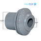 AquaStar Directional Eyeball Fitting in Gray, 1.5" MPT, 0.75" Eye, SL8203, from Discount Pool Mart DPM.