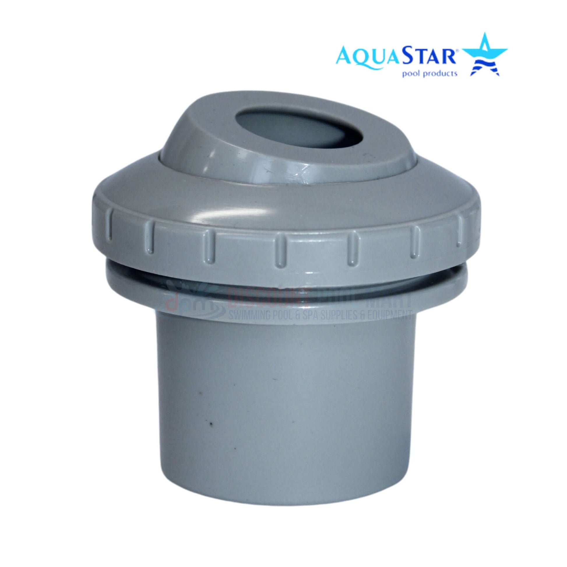 AquaStar Directional Eyeball Fitting SL8203 1.5" MPT Gray for optimal pool water flow | Discount Pool Mart DPM