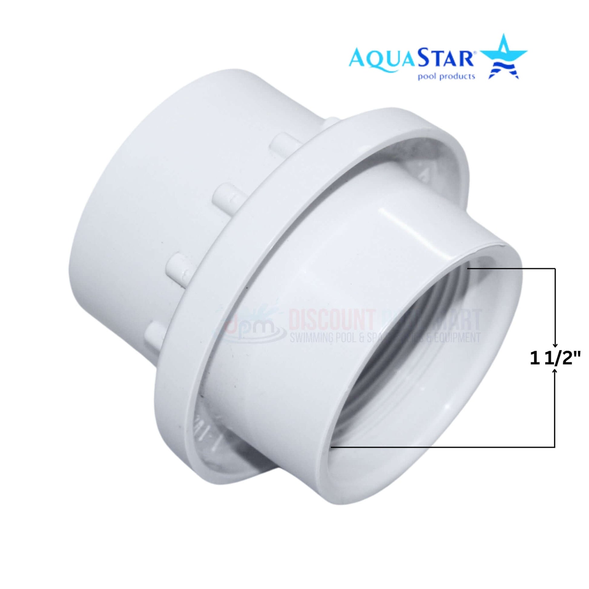 AquaStar 1.5" Light Niche Return Fitting for pool lighting & circulation - DPM SKU 3601