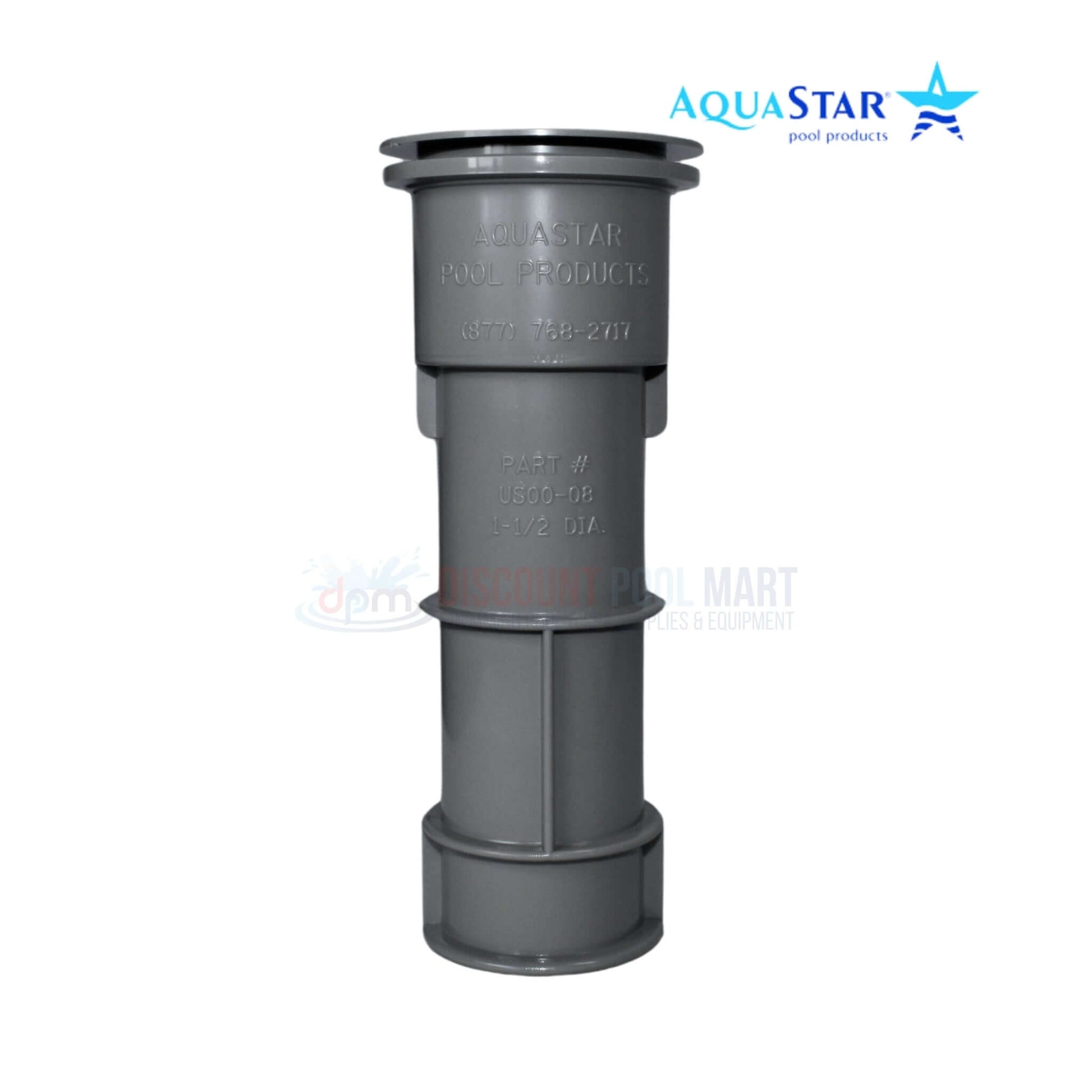 AquaStar Umbrella Stand with Sleeve and Center Cap, Dark Gray, 7.5 inch, available at Discount Pool Mart DPM.