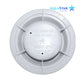 Aquastar skimmer float assembly SKAFL, white, top view, for pool maintenance from Discount Pool Mart.