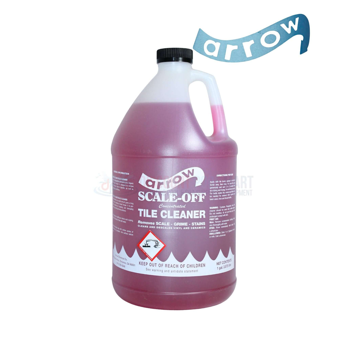 Arrow Scale Off Tile Cleaner 1 Gallon from Discount Pool Mart DPM | Removes scale, grime & stains | SCO-L