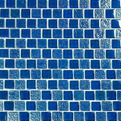 Artistry in Mosaics 1" x 1" Glass Tiles Signature Series | Blue | 1 sq ft. | SS82323B1