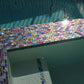 Artistry in Mosaics 1" x 2" Glass Tiles Ocean Series | Black Blend | 1 sq ft. | GC62348K4