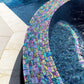 Artistry in Mosaics 1" x 2" Glass Tiles Ocean Series | Blue Blend | 1 sq ft. | GC62348B6