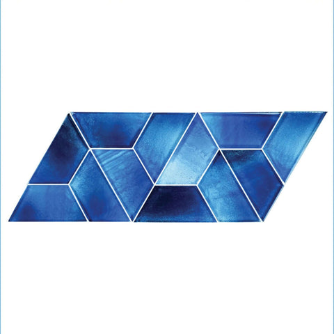 Artistry in Mosaics 2x4 Glass Tiles Dimension Series Cirrus Blue design, SKU TZ824B2, from Discount Pool Mart DPM.