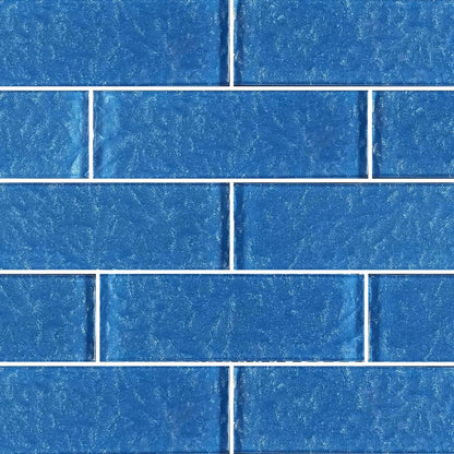 Artistry in Mosaics 2" x 6" Glass Tiles Moonscape Series | Blue | 1 sq ft. | MS826B1