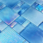 Artistry in Mosaics Mixed Glass Tiles Avalon Series | Blue | 1 sq ft. | AV8MXB22