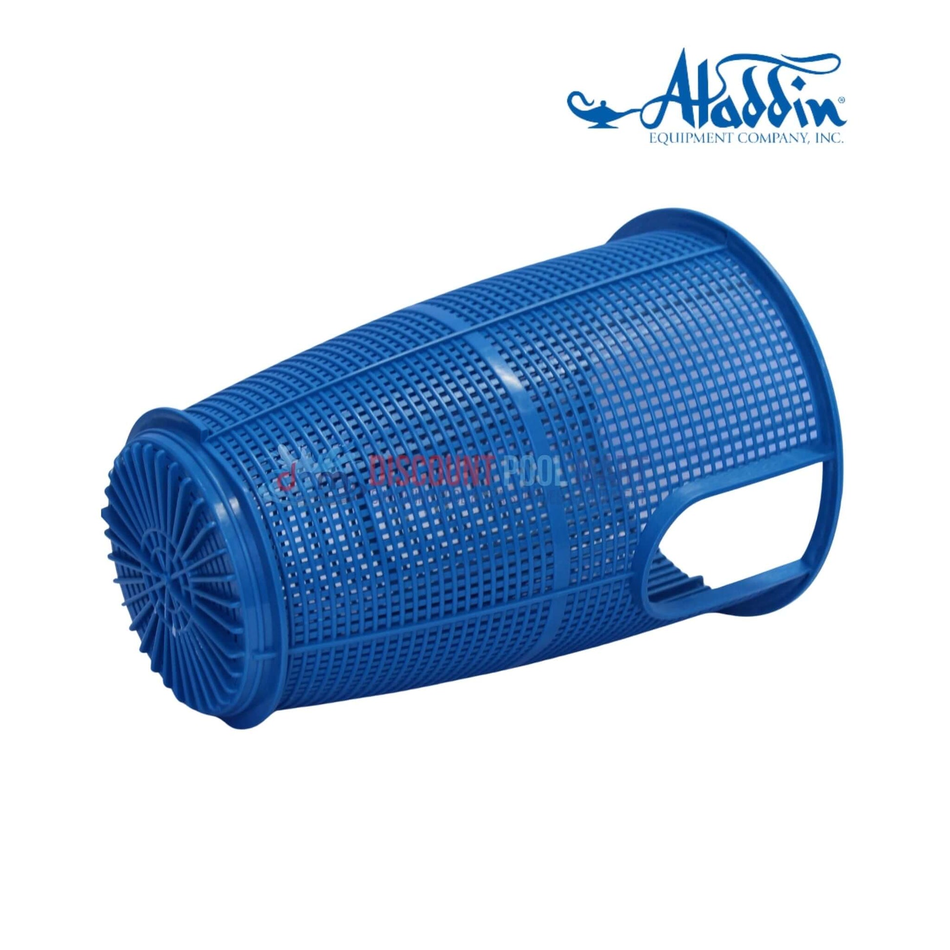 B-218 | Aladdin Pump Basket For Hayward NorthStar SP4000 | SPX4000M in blue plastic, showing handle and perforated design for debris filtration.