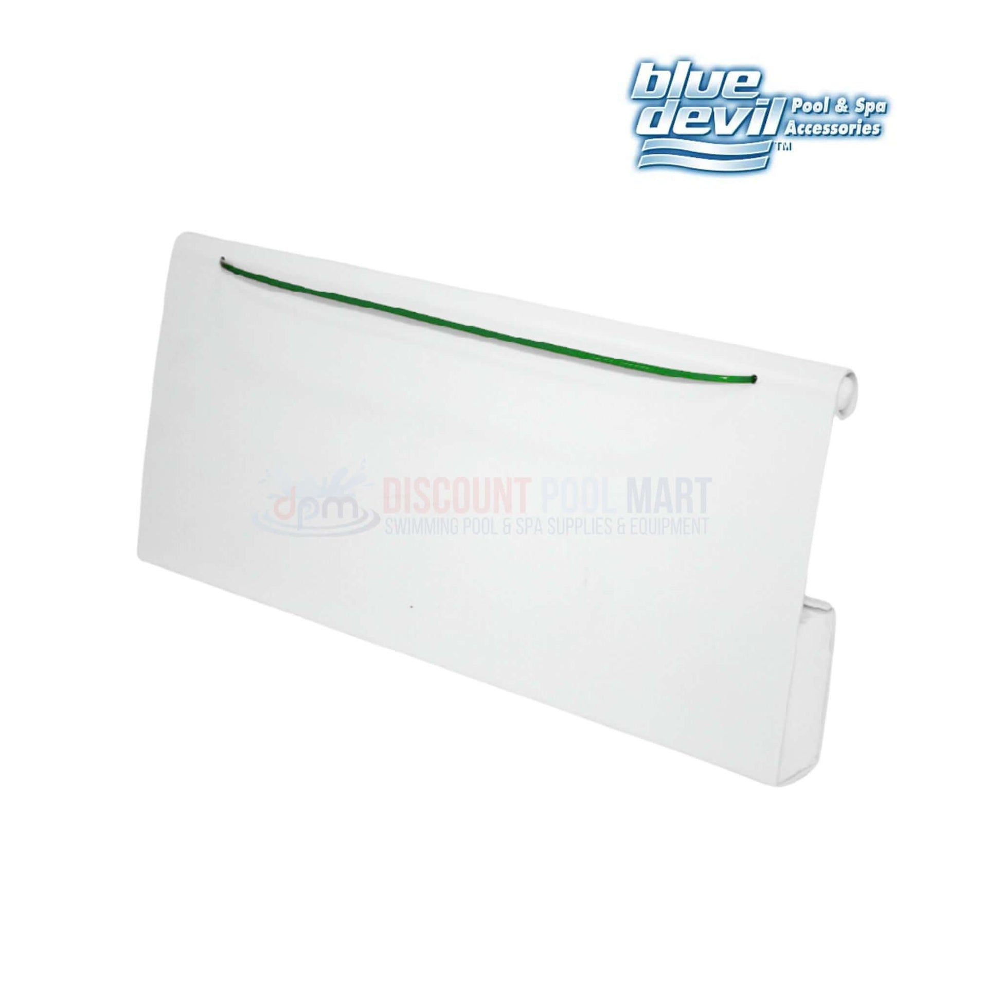 B8550 | Blue Devil Skimmer Weir Gate for Swimquip U3 | 8-3/8" | 08650-0022, white plastic gate, swimming pool part, Discount Pool Mart.