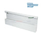 B8550 | Blue Devil Skimmer Weir Gate for Swimquip U3 | 8-3/8" | 08650-0022, white plastic skimmer gate, Discount Pool Mart, pool supplies.