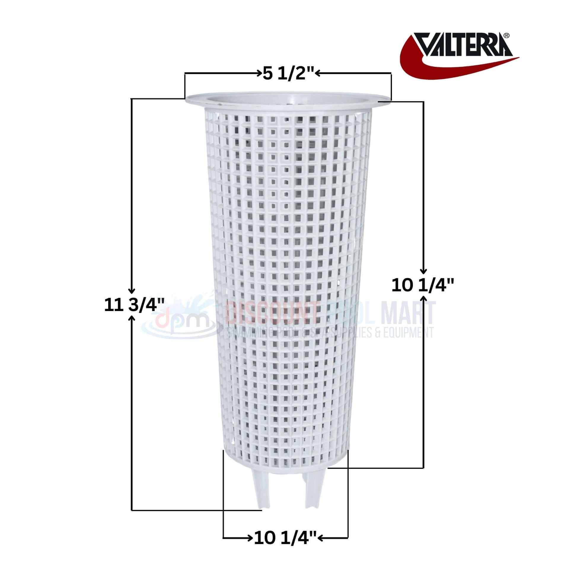 Valterra B9541 Leaf Canister Basket dimensions 5.5" x 10.25" x 11.75" for B5432/B5422 at Discount Pool Mart.