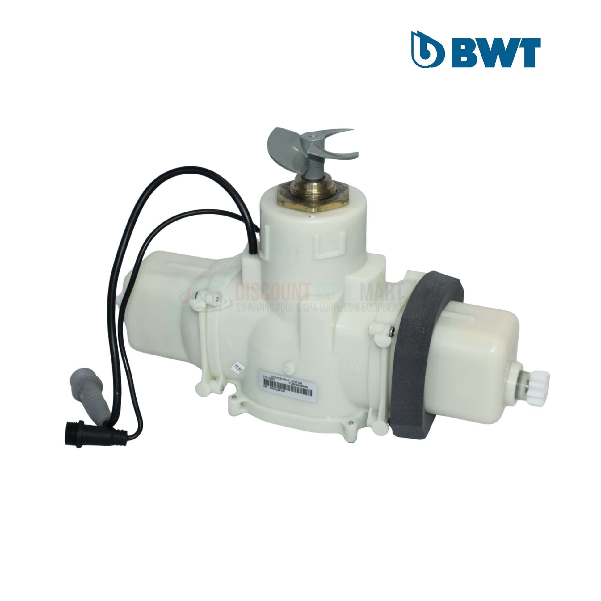 BWT D600 Robotic Cleaner Motor assembly with dual-drive motors, white, from Discount Pool Mart, ideal for pool maintenance.