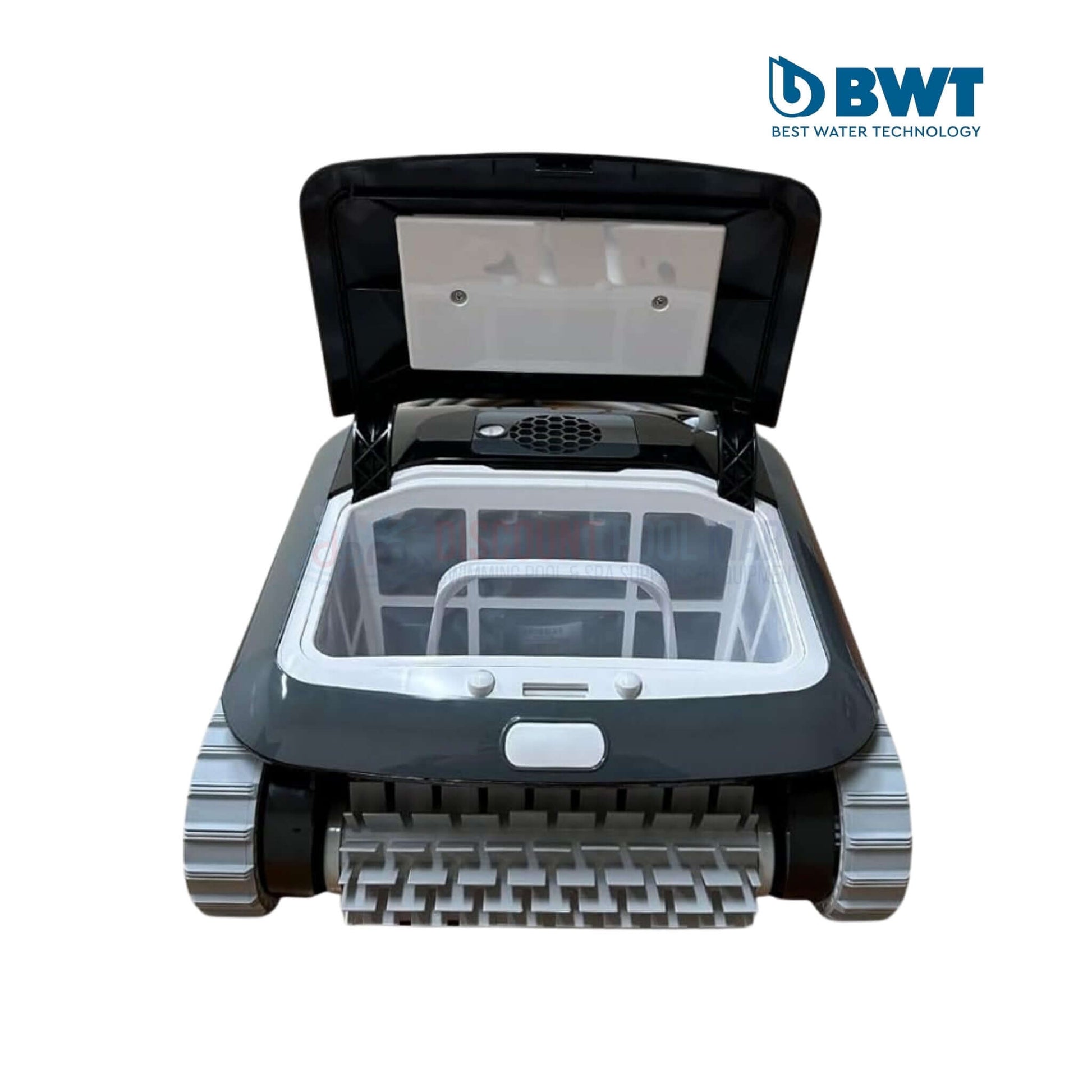 BWT Advanced Pro 100 Robotic Pool Cleaner from Discount Pool Mart DPM, designed for up to 32 ft pools, lightweight and compact.