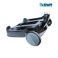 BWT D500 & D600 Cleaner Carry Trolley showing black sleek design with wheels, ideal for transporting BWT cleaners - Discount Pool Mart.