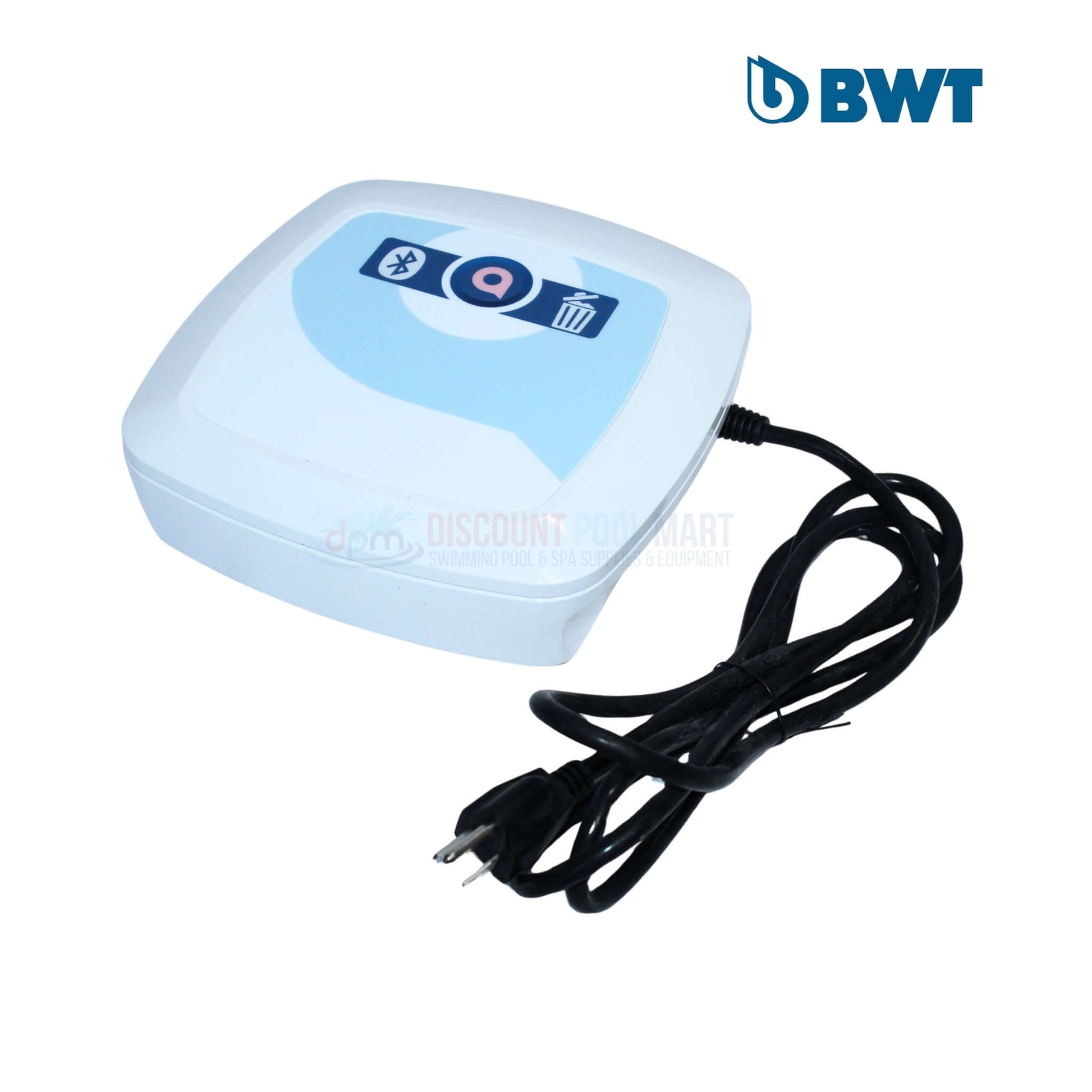 BWT D600 Robotic Cleaner Power Supply Control Panel with user controls and power cord, from Discount Pool Mart, SKU DPM. Ideal for pool supplies.