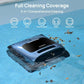 Beatbot A100 Pro cordless robotic pool cleaner showcasing full cleaning coverage for surface, floor, walls, and waterline. Discount Pool Mart DPM.
