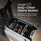 Large easy-clean debris basket for Betta SE Plus Solar-Powered Smart Robotic Pool Skimmer at Discount Pool Mart DPM.