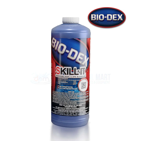 Bio-Dex Skill-It Pool Algaecide 32 oz SK132 for black, mustard, green algae | Discount Pool Mart DPM