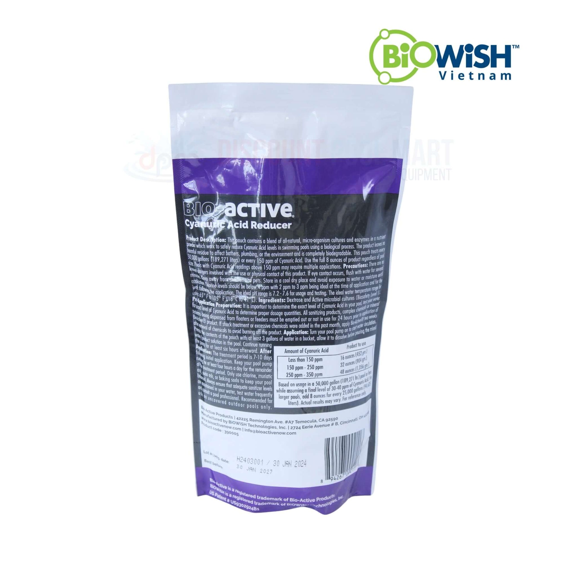 Bio-Active Cyanuric Acid Reducer 16 oz by Discount Pool Mart, eco-friendly solution for pool CYA reduction.