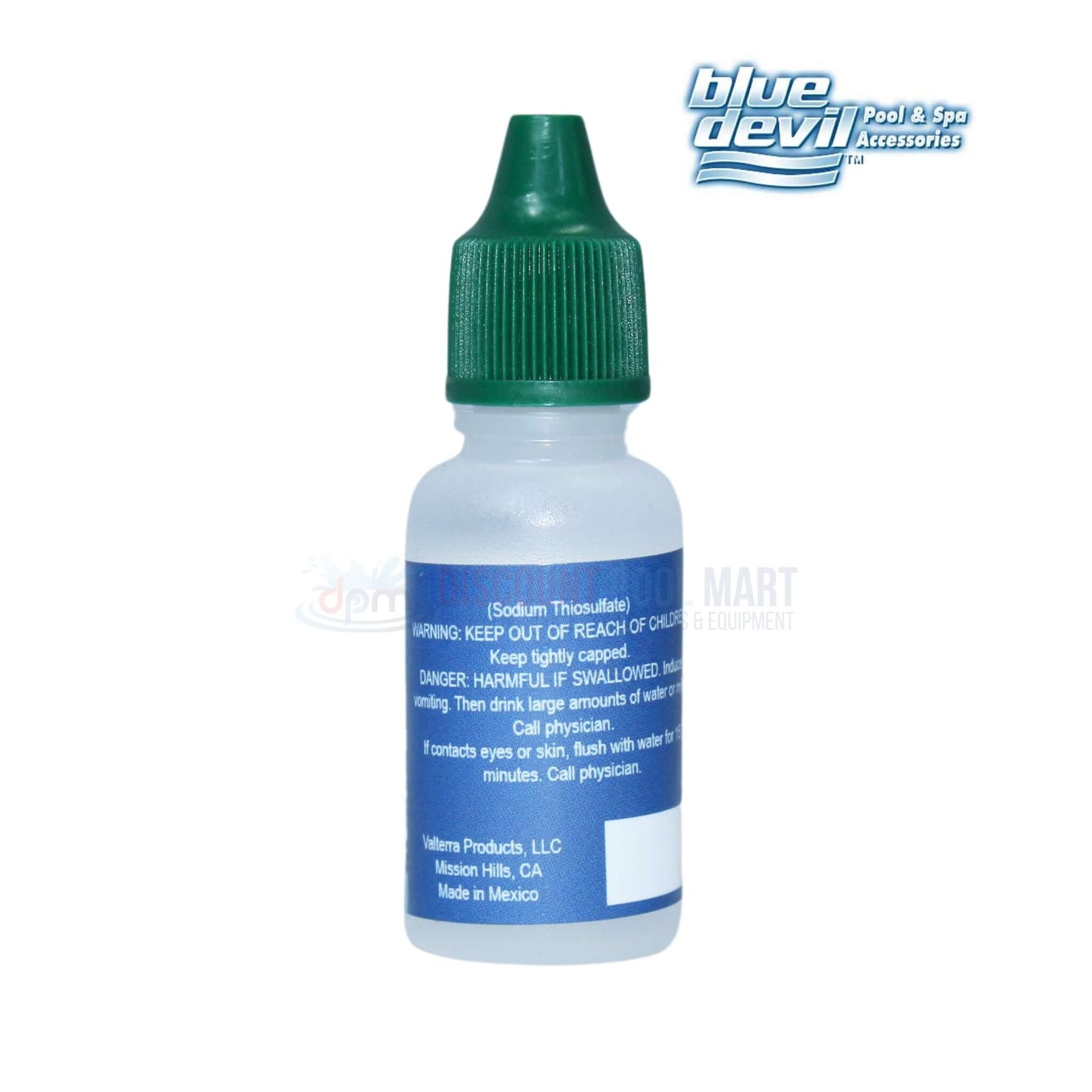 Blue Devil Chlorine Neutralizer Solution 4 B7044 reagent 0.5 oz from Discount Pool Mart DPM for accurate pool testing.