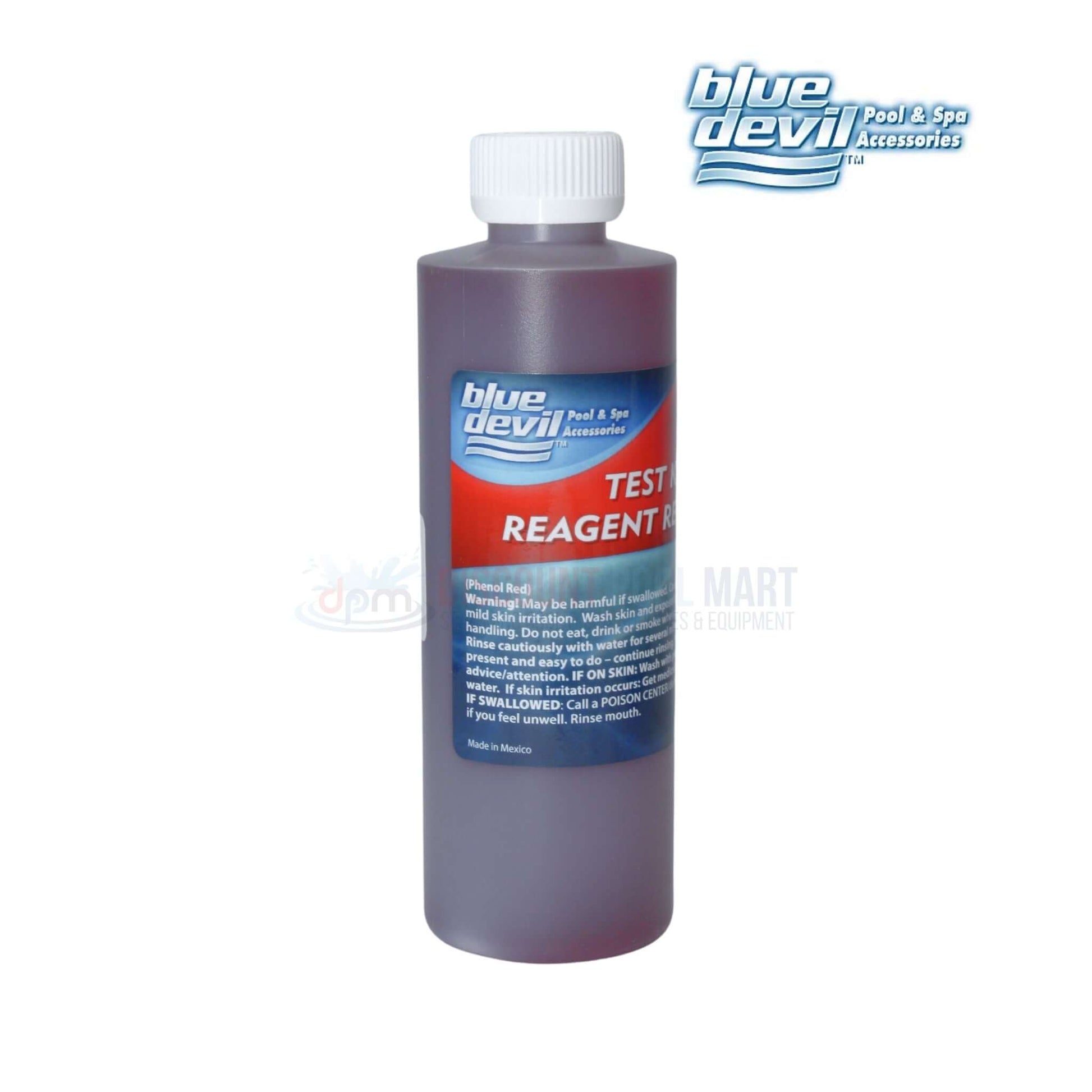 Blue Devil #2 Phenol Red 5-Way 8 oz bottle for pH testing, essential for pool maintenance. Discount Pool Mart DPM.