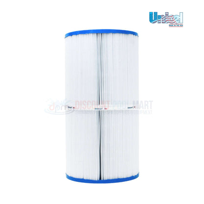 C-5345 | Unicel Rec Warehouse S2/G2 Spa Cartridge | 45 Sq. Ft. filter with blue top, pleated design for pool supplies from Discount Pool Mart.