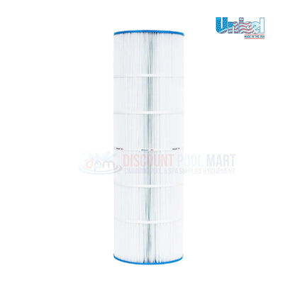 C-8413 | Unicel PXC-125 & Pro Clean 125 Cartridge | 125 Sq. Ft. | 25230-0125S, white filter cartridge, Discount Pool Mart logo.