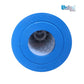 C-8425 | Unicel Jandy CS250 250 Sq. Ft. Cartridge | R0462500, top view, blue, used in swimming pool filtering, from Discount Pool Mart.