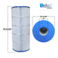 C-9441 | Unicel Hayward C150S 150 Sq. Ft. Cartridge | CX150XRE filter with dimensions, designed for pool supplies from Discount Pool Mart.