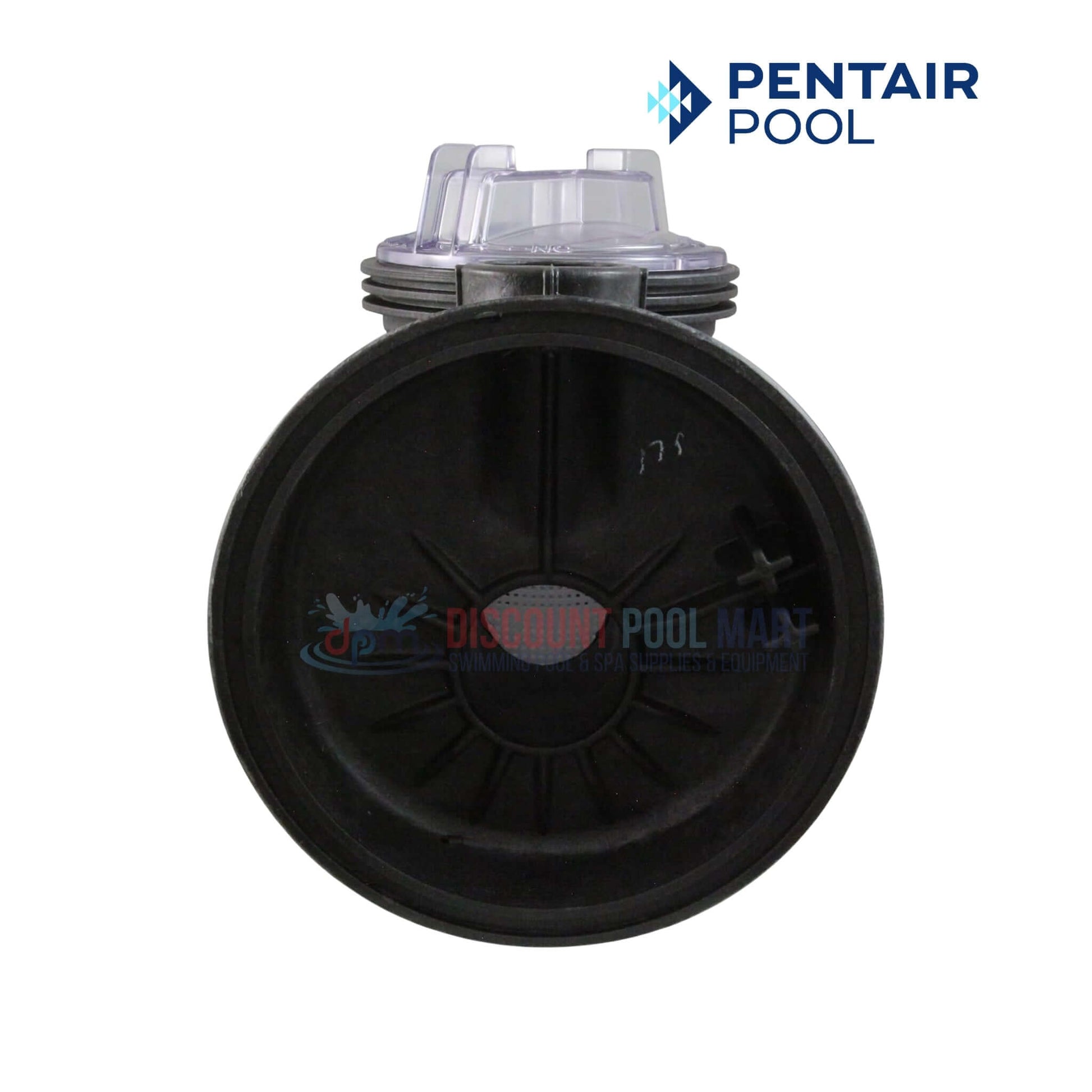 Pentair Max-E-Glas II & Dura-Glas II Tank Body C176-59PZ front view. Durable polymer for pool pumps. Discount Pool Mart.