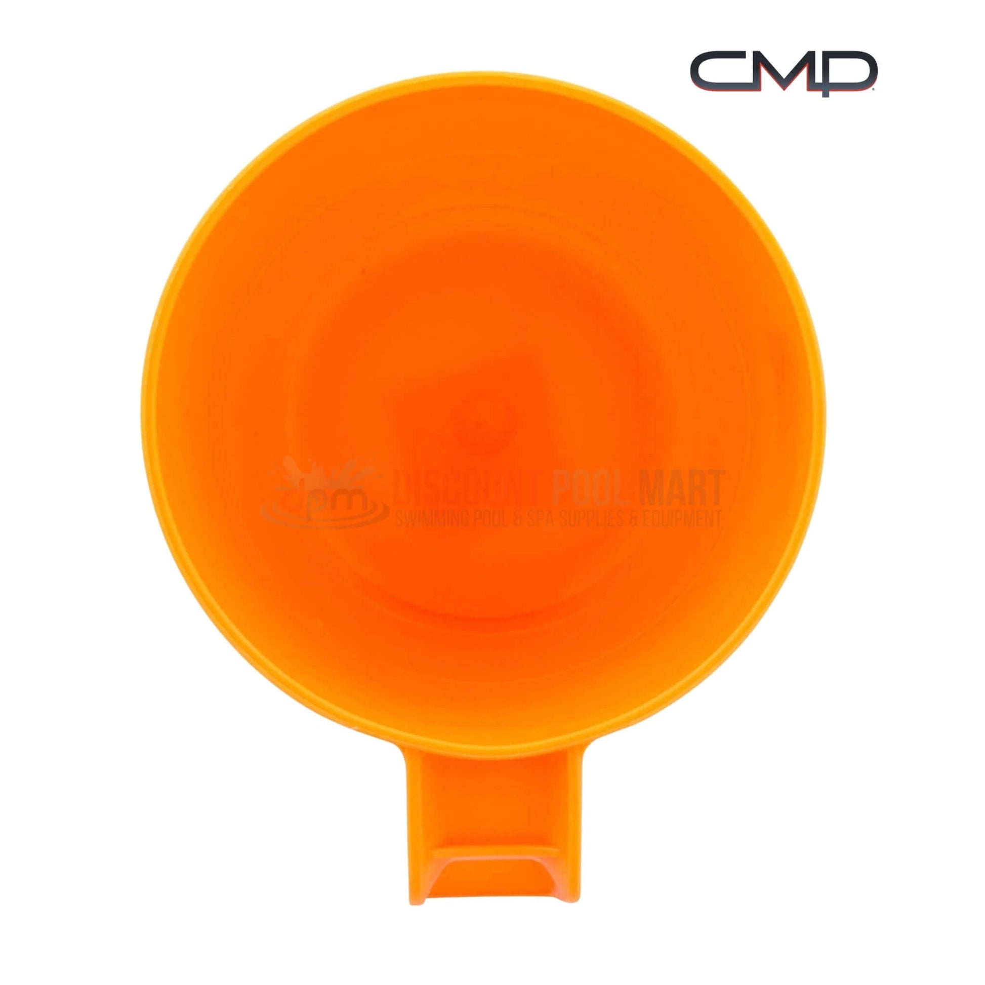 CMP DE Scoop in orange, 1 lb capacity, perfect for diatomaceous earth applications | Discount Pool Mart DPM