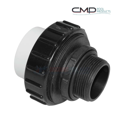 CMP Hi Temp PVC Threaded Union 1.5" x 1.5" for pool & spa systems by Discount Pool Mart DPM.