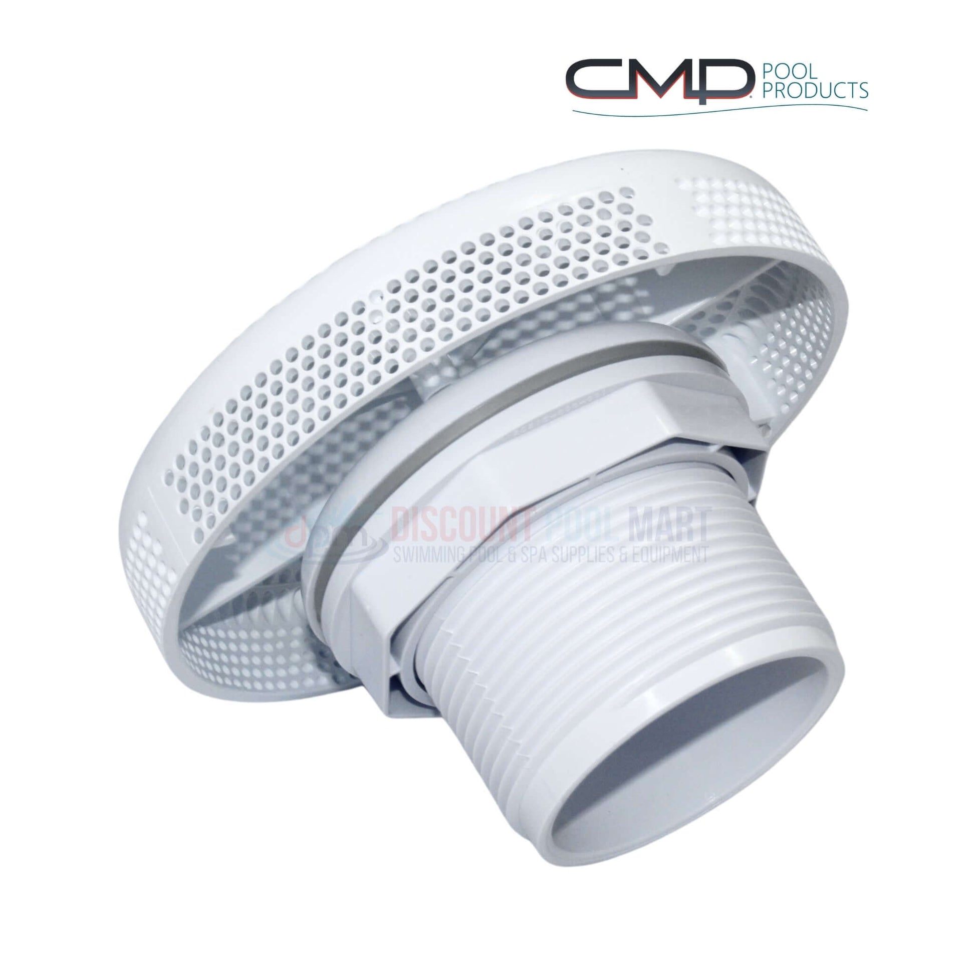 CMP Main Drain Cover 175 GPM in white from Discount Pool Mart, ideal for fiberglass pools and spas, efficient debris filtration.