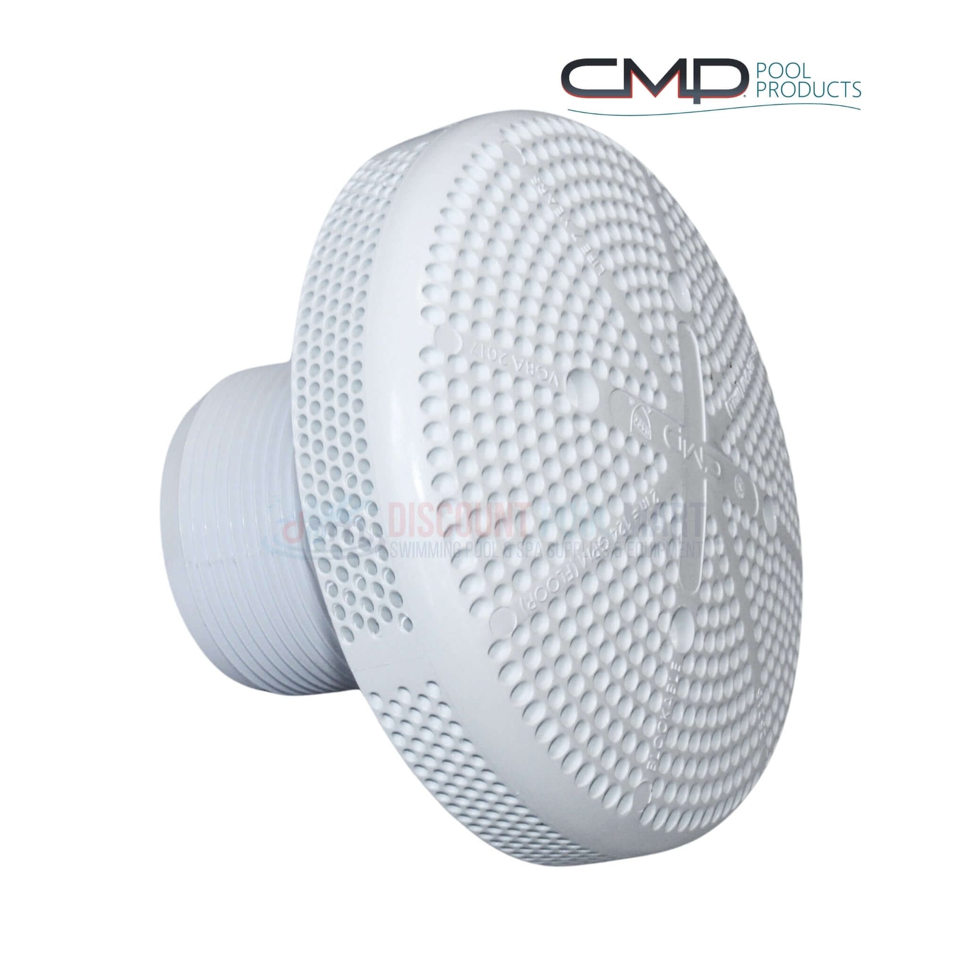 CMP Main Drain Cover 175 GPM in white for fiberglass pools, available at Discount Pool Mart DPM.