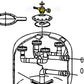CMP Manual Air Relief Valve with Pressure Gauge assembly for Pentair Triton filters from Discount Pool Mart DPM.