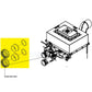 CMP PVC Connector Union diagram for Raypak Heater, 2" pack, DPM 006723F, 21063-801-000, reliable plumbing solution.