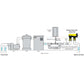 Diagram showing Powerclean Ultra Salt Cell setup for efficient pool maintenance and operation. SKU: 52000-200-102.