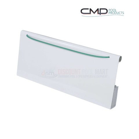 CMP Skimmer Weir Gate 12" in white, enhances pool skimming efficiency, SKU 25141-800-000, available at Discount Pool Mart DPM.